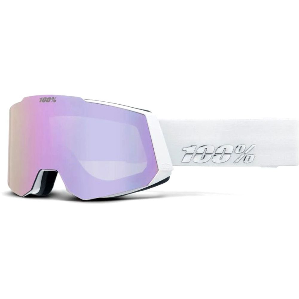 SNOWCRAFT S HiPER Goggle White/Lavender - Mirror Lavender Lens