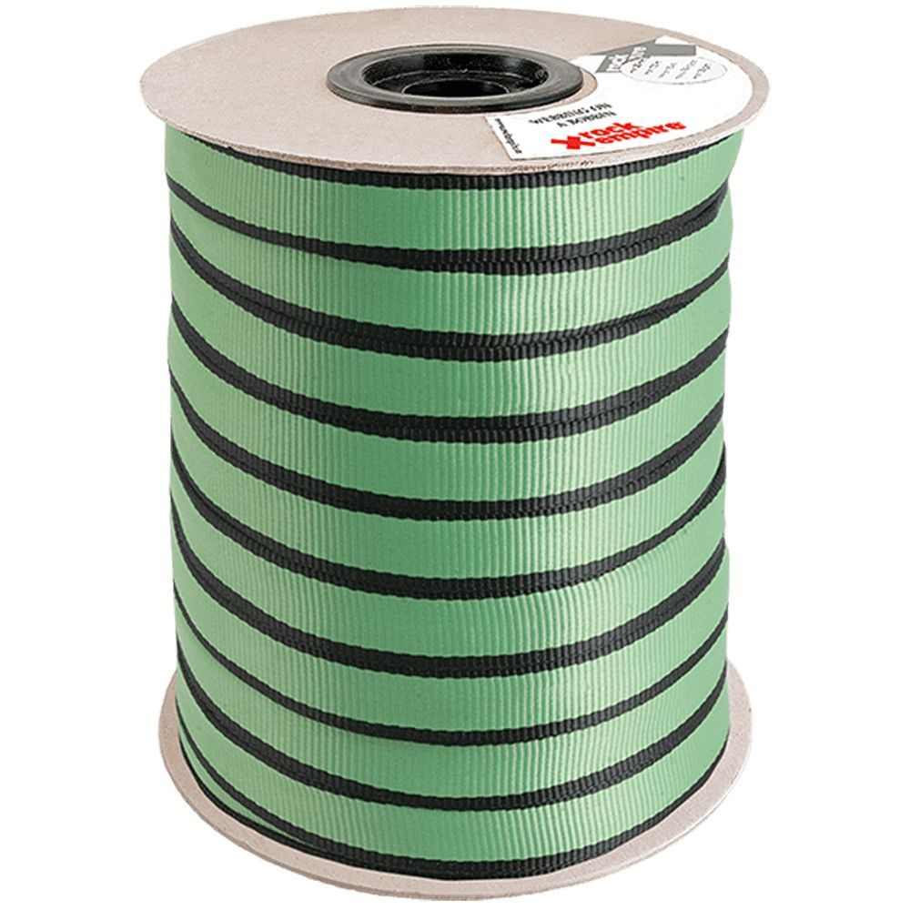Webbing on a Bobbin 25mm, green