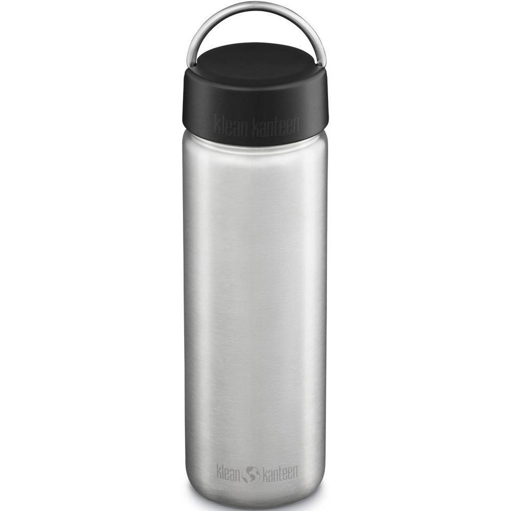 Wide w/Wide Loop Cap - brushed stainless 800 ml