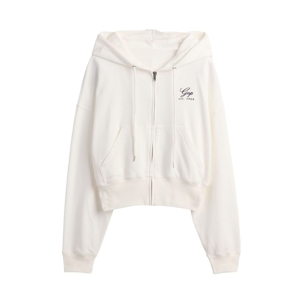 Oversize mikina s logem VintageSoft Americana Bílá