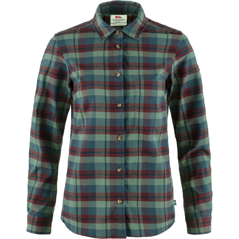 Singi Fjäll Shirt W, Port-Patina Green
