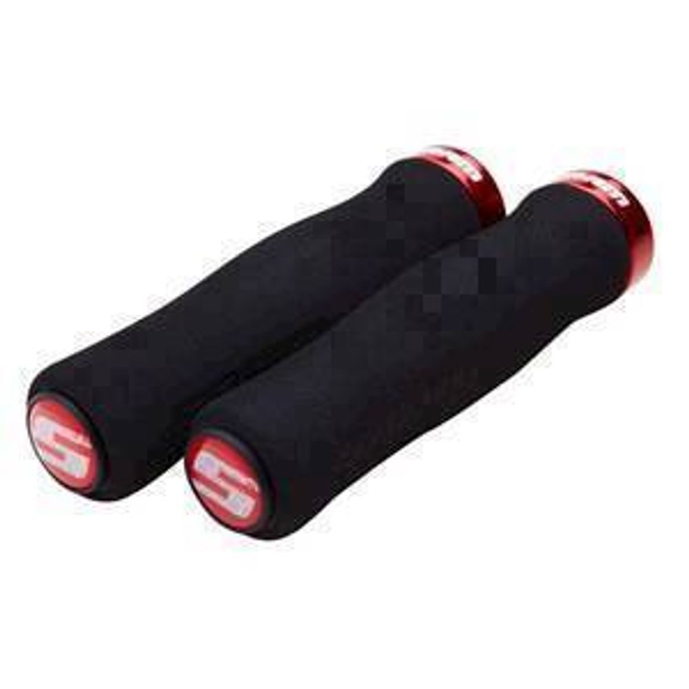 LOCKING GRIPS FOAM CONT 129 BLK/RED
