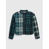 484117-00 Dětská kostkovaná košile Zelená