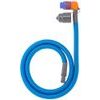 Weave covered HELIX Tube Kit Light blue