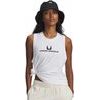 UA Varsity U Tank-WHT