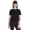 W Mer 150 Tech Lite III SS Crop Tee BLACK