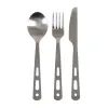 Knife Fork Spoon Set - Titanium