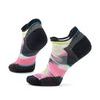 SMARTWOOL W RUN TC BRUSHED PRINT LOW ANKLE, power pink