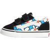 Old Skool V PAINTED FLORAL Bright Azure