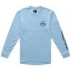 YOUTH RUCKUS RIDE LONG SLEEVE TEE CARBS DAWN BLUE