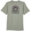 FOX Yth Exploration Prem Ss Tee Grey Vintage