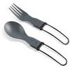 Tekk Folding Cutlery Set; grey