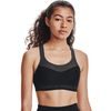 Armour High Crossback Bra, Black