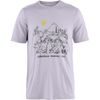 Hoja Lugnt Wool T-shirt M Lavender Mist
