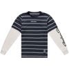 SKYLINE FAKIE RIDE TEE STRIPE CARBON