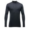 Breeze Merino 150 Zip Neck Man, Black