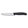 Swiss Classic, table knife, 11cm, straight, black