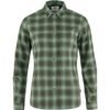 FJÄLLRÄVEN Övik Flannel Shirt W Deep Forest-Patina Green