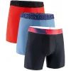 M UA Perf Tech 6in - 3pk BLU/RED