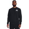UNDER ARMOUR UA Rival Terry Graphic Crew-BLK