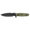 MARAUDEUR G10 ARMY GREEN HANDLE / SMOOTH BLADE + KYDEX SHEATH SMOOTH