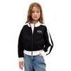823274-00 Dětská tepláková bunda VintageSoft Černá