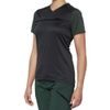 RIDECAMP Women's Short Sleeve Jersey Charcoal/Forest Green