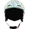 Flash junior ski helmet, white/multicolor