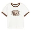 W CENTER CHEST RINGER TEE EGRET