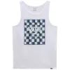 MN PRINT BOX TANK, WHITE/PALE AQUA