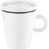 Travel Coffee Mug COFFEE & GO White