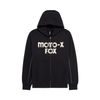 Moto-X Oversized Flc Zip Black
