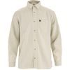 Övik Relaxed Hemp Shirt LS M Chalk White-Sand Stone
