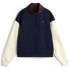 COLORBLOCK HALF ZIP MOCK DRESS BLUES/PORT ROYALE