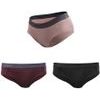 MERINO AIR 3-PACK dámské kalhotky černá/dusty pink/port red
