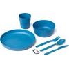 Camp Dinnerware Set w/ Mesh Sack - [6 Piece Cendre Blue Cendre Blue