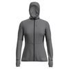W Mer 200 Realfleece Descender LS Zip H JET HTHR/BLACK/CB