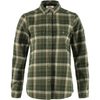 Värmland Heavy Flannel Shirt W Green-Deep Forest