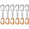 Sender Wire 12 cm 6-Pack Quickdraws, light grey-gold