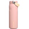 IceFlow™ Bottle Flip Straw 700 ml Peach Rose