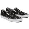 VANS UA CLASSIC SLIP-ON (SHADOW VANS), BLACK/TRUE WHITE