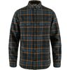 Övik Twill Shirt M Dark Navy-Chestnut