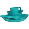 Ellipse 4-Piece Set; teal