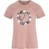 Fjällblomster Fox T-shirt W Chalk Rose