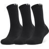 UA Core Crew 3PK, Black