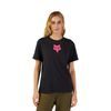 W Fox Head Ss Tee, Black/Pink