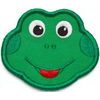 Velcro badge Frog - green