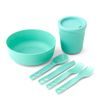 Passage Dinnerware Set - [1P] [6 Piece], Aqua Sea Blue