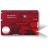 Swiss Card Lite, red transparent, Blister