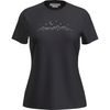 W Mer 150 Tech Lite SS Tee Sparkling Sta BLACK